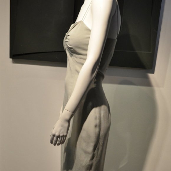 Mark Eisen Crepe Silk Sweetheart Dress - Picture 3 of 6